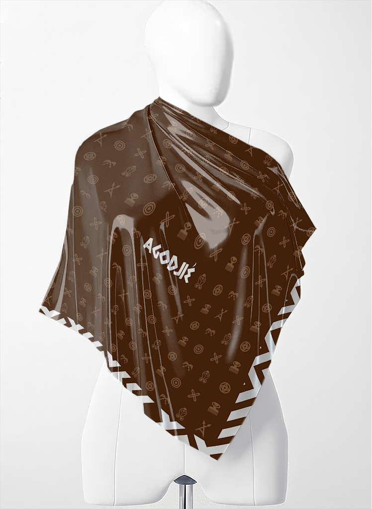 Foulard Agodjié Chocolat